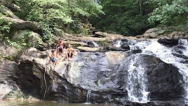 Lil swimming hole and some nice hiking trails.