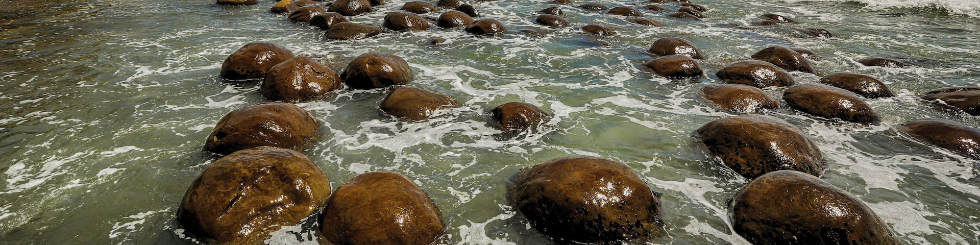 Best at low tide, these meter diameter boulders are a sight to see. Dozens of them out there in the tide that get covered at high tide. The kids loved this beach and all the things to touch and climb on. Best part: free. An hour south of Mendocino, CA. #KidsFun