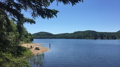 Tranquil shores found biking the 200 plus km route along the Train du Nord trail.