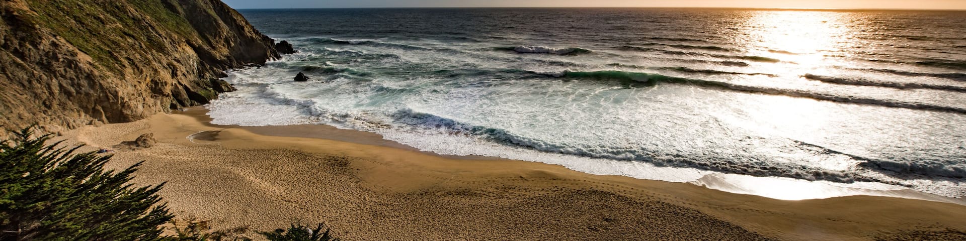 Gray Whale Cove Beach California