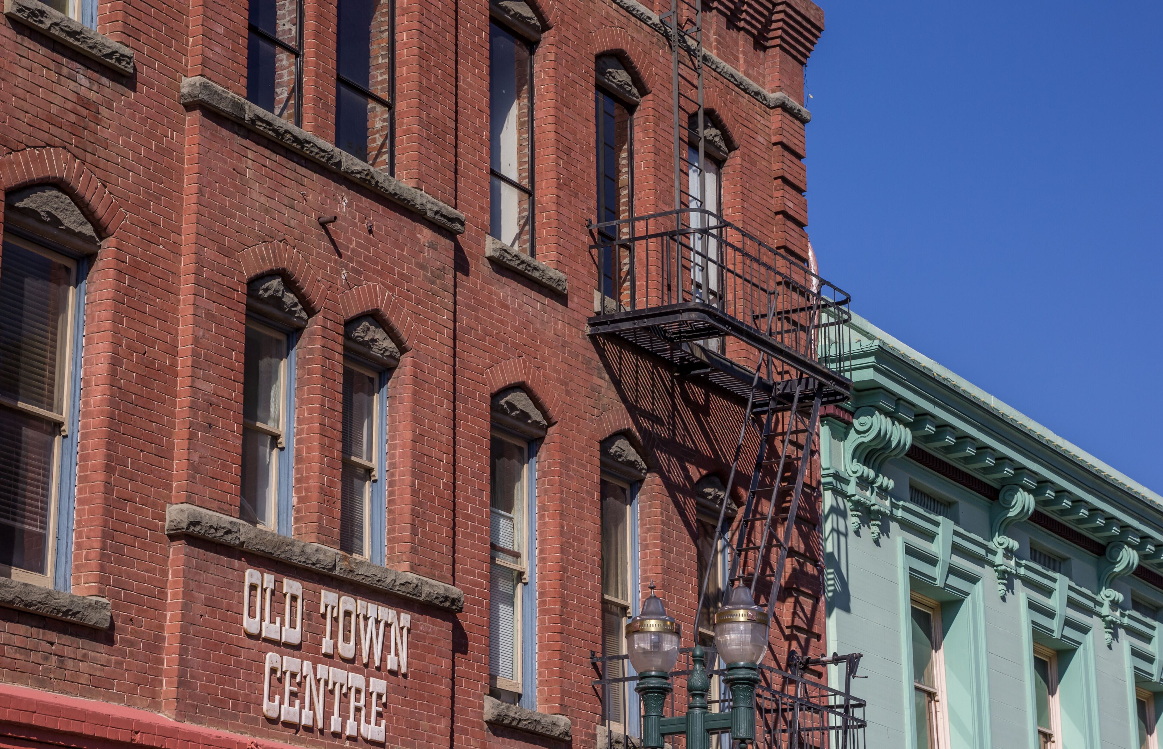 Old building in the historical center of Placerville