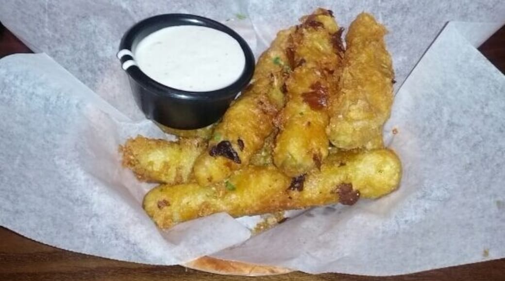 Tired? Stressed? Hungry? Well then deep fried pickles are the answer to what ails you!