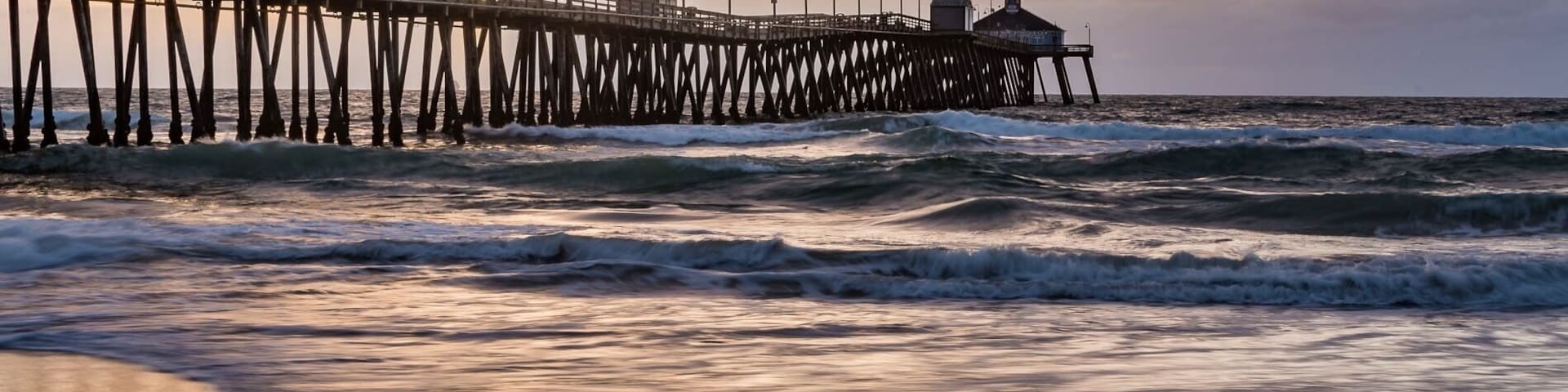 Imperial Beach Pier at sunset