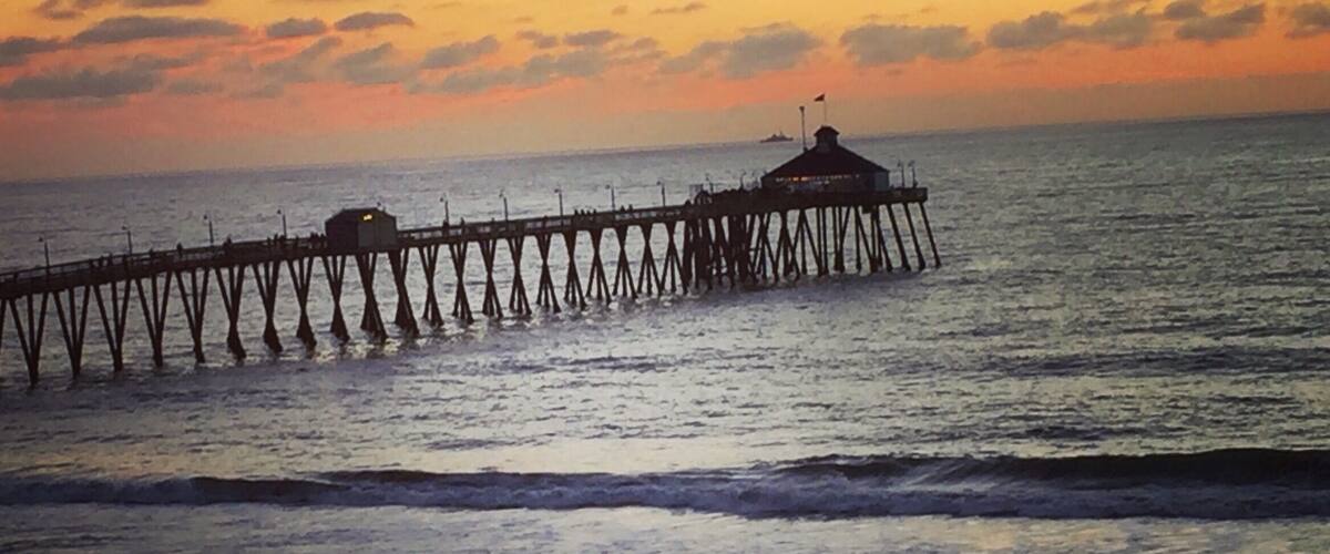 Captured this guy doing a wheelie during a beautiful sunset! #imperialbeach #EndlessSummer #autographhotels #Marriott #piersouthresort