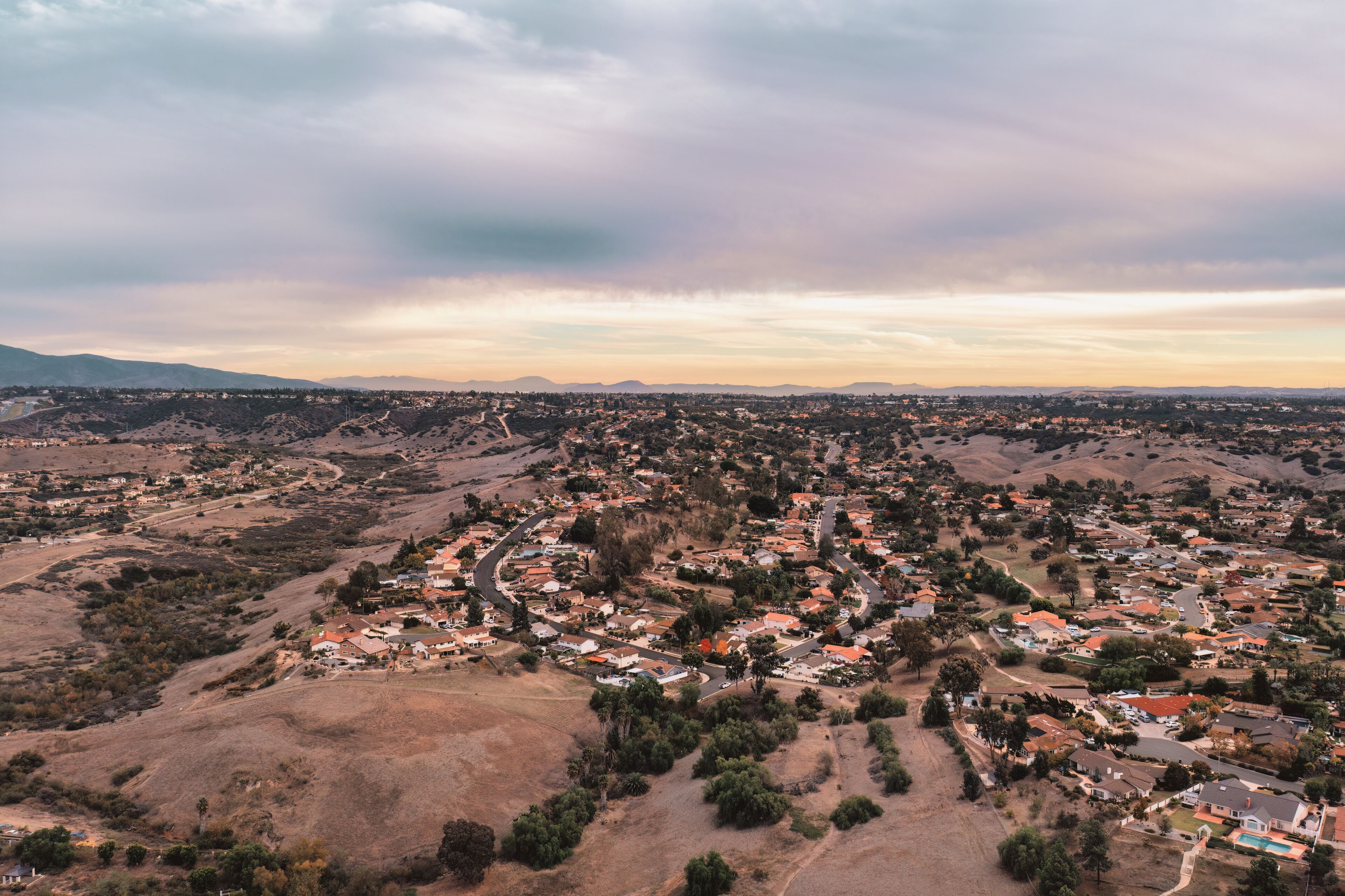 East County of San Diego. Neighborhood called Bonita