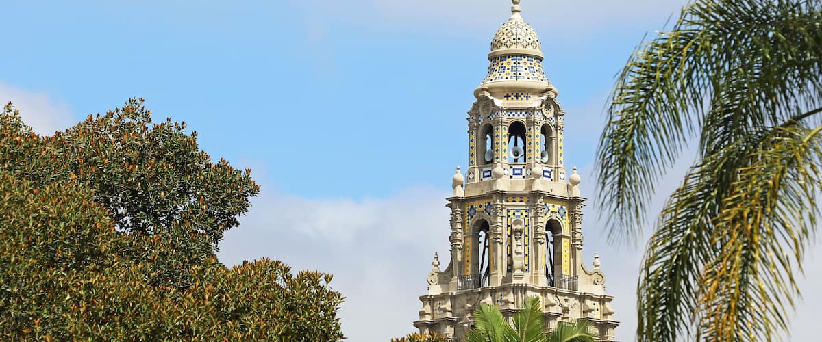California tower in Balboa Park - San Diego, California
