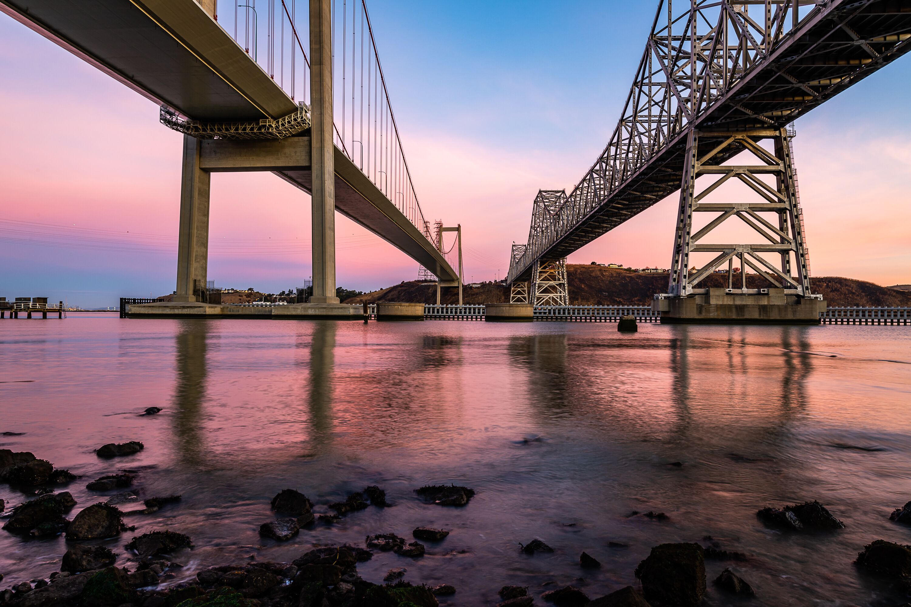 Carquinez Bridge at Dawn