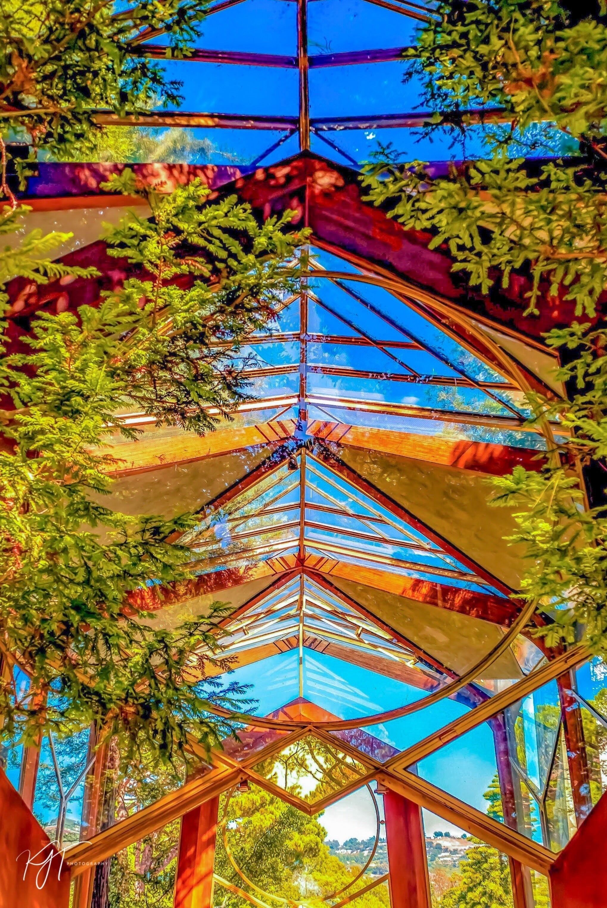 The "glass church" took my breath away. Tucked perfectly in the trees. #localsecrets