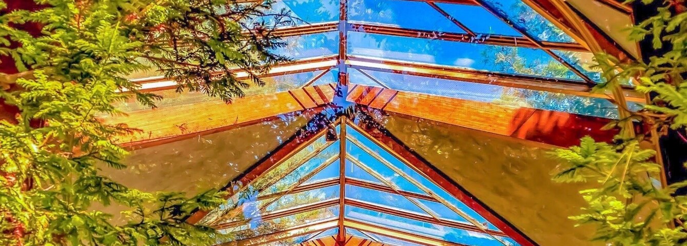 The "glass church" took my breath away. Tucked perfectly in the trees. #localsecrets