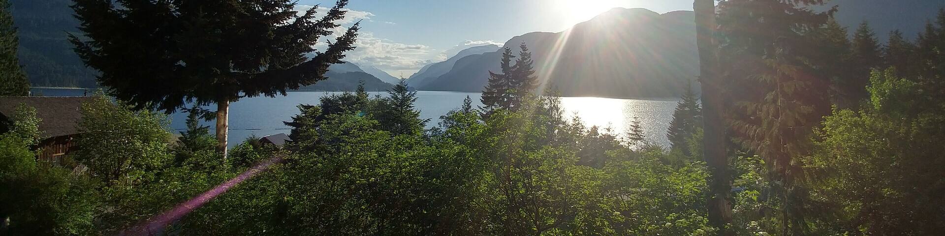 Strathcona Provincial Park is British Columbia's oldest park designated in 1911 and located at almost the exact centre of Vancouver Island. The park is approximately 250,000 hectares of rugged mountains, lakes and rivers, trails for all skill levels, waterfalls, campgrounds, and more importantly off the grid so no wifi. From the campground, it is about a 90 minute drive into the park with narrow twisty roads and pitch black at night so use caution when driving at night. The wildlife often found in this park are cougars, wolves, bears, fox, and birds of many species. Snow remains on the mountains year round and is a popular spot for fishing. With a history dating back 380 million years, it has a history of violent volcanic eruptions. Buttle Lake and Forbidden Plateau inside the park offer a variety of visitor friendly developments, but the rest of the park remains untouched for those who are seeking a more wild and natural experience. Worth the trip.
