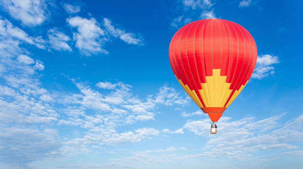 Colorful hot air balloon