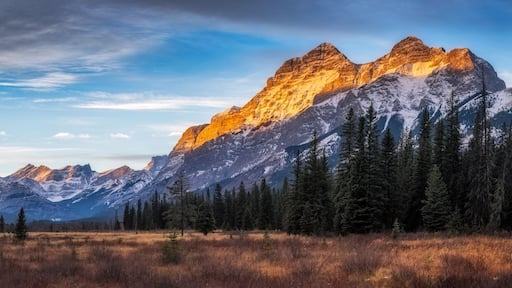 Mount Kidd in Kananaskis Country at sunrise