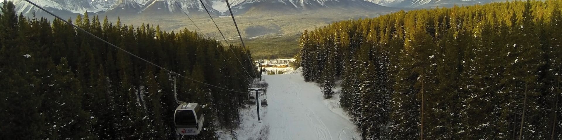 Bombing down this mountain while getting lost in the view, almost running over children.
Go EARLY to avoid the kidlets.