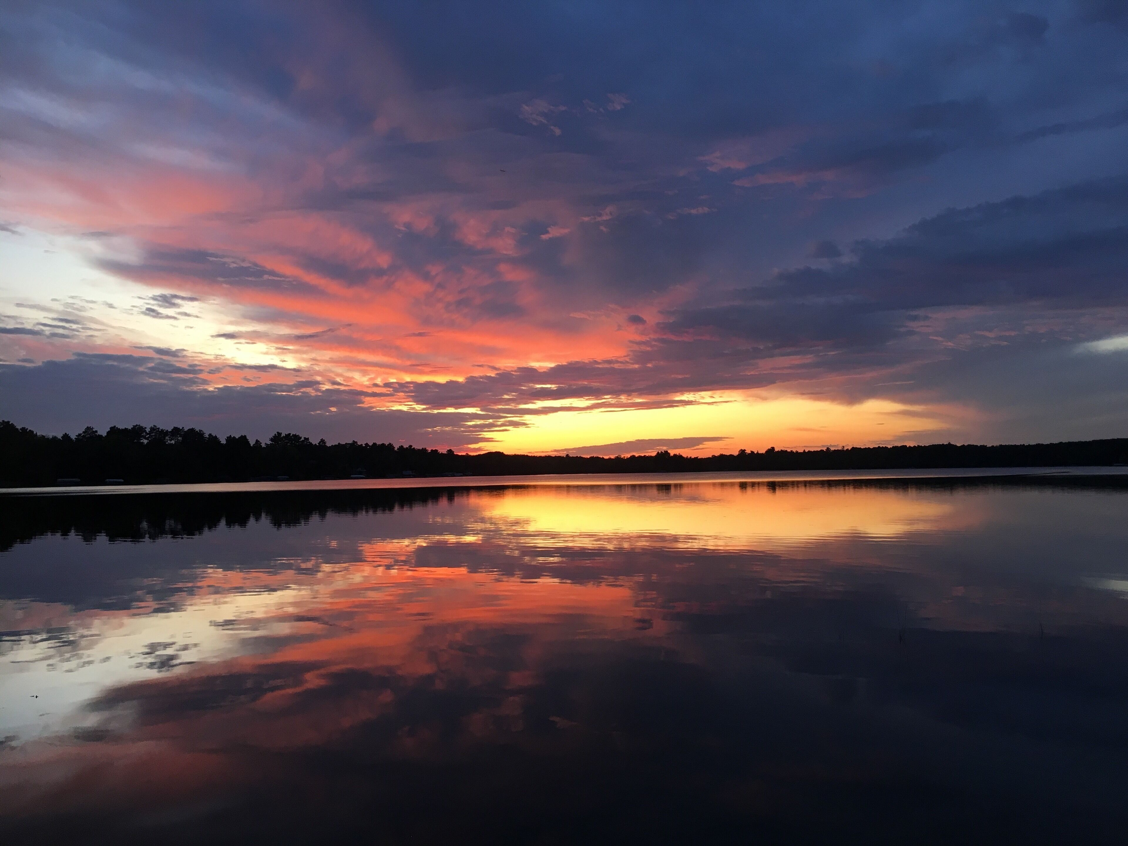 Beautiful Minnesota sunset over Nisswa Lake #adventure #adventurephotocontest