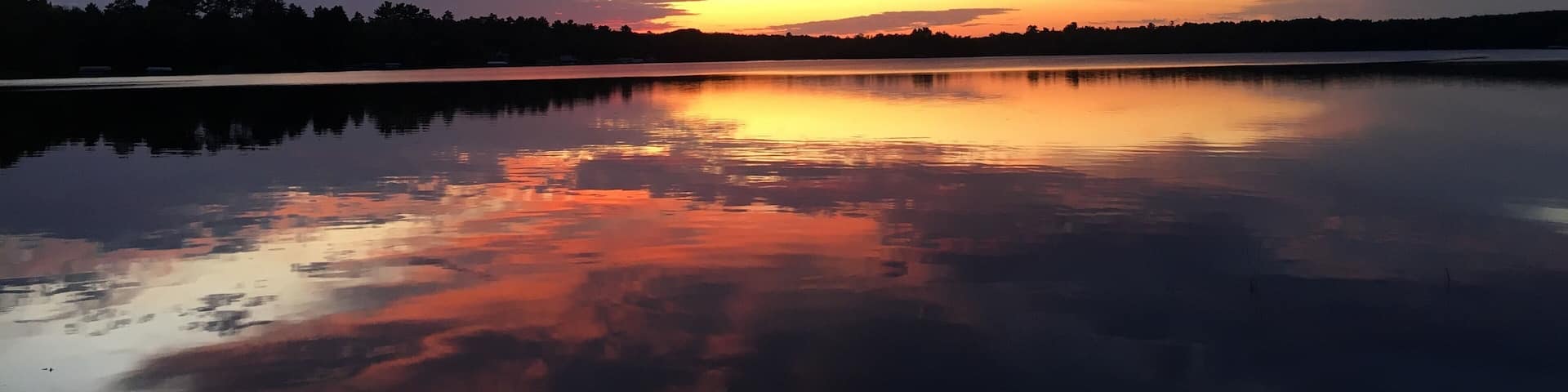 Beautiful Minnesota sunset over Nisswa Lake #adventure #adventurephotocontest