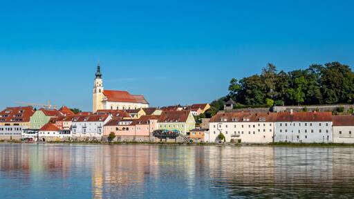 Panorama von Schärding in Oberösterreich