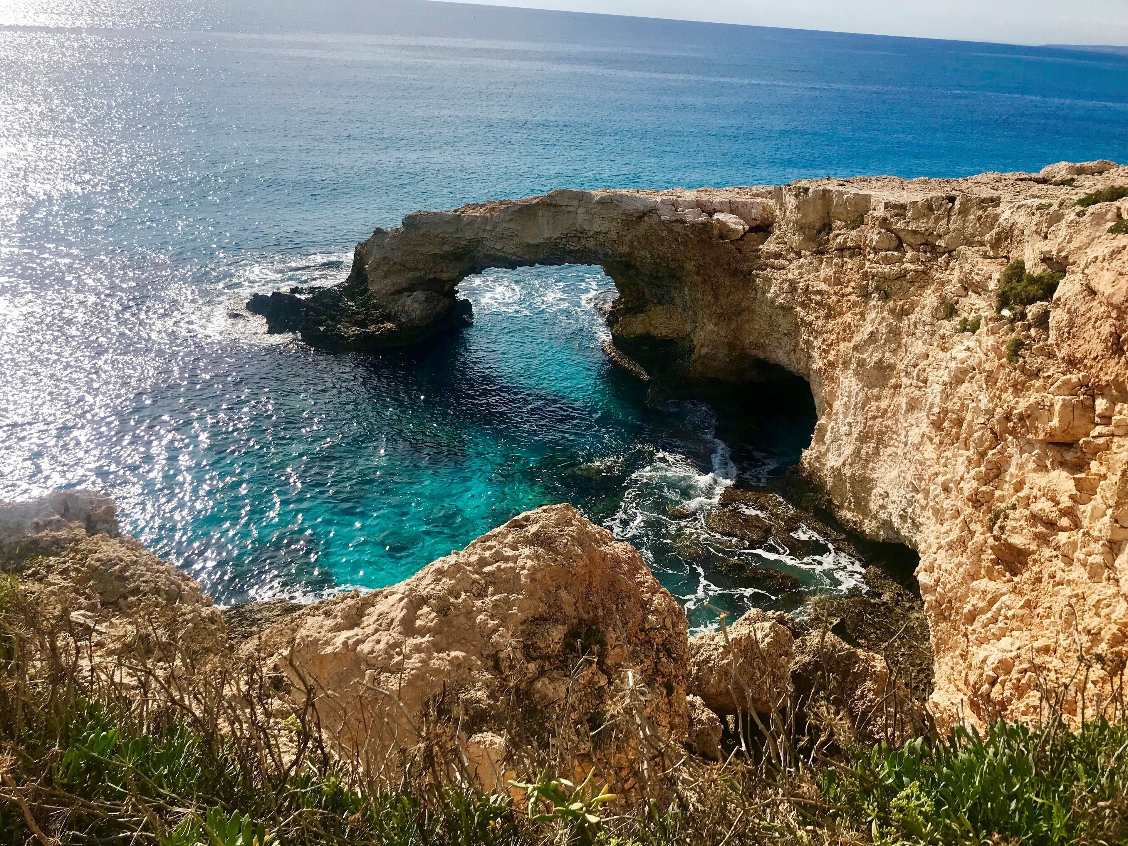 and the famous spot - Love Bridge with its spectacular rock and clear waters. While driving trough I noticed this rock and then found out its one of great landmarks in Cyprus. Worth visit :)
#Cyprus
#LoveBridge
#LifeAtExpedia