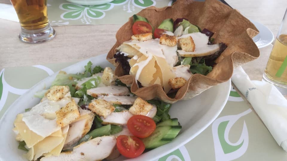 I asked for a small Caesar salad 😊