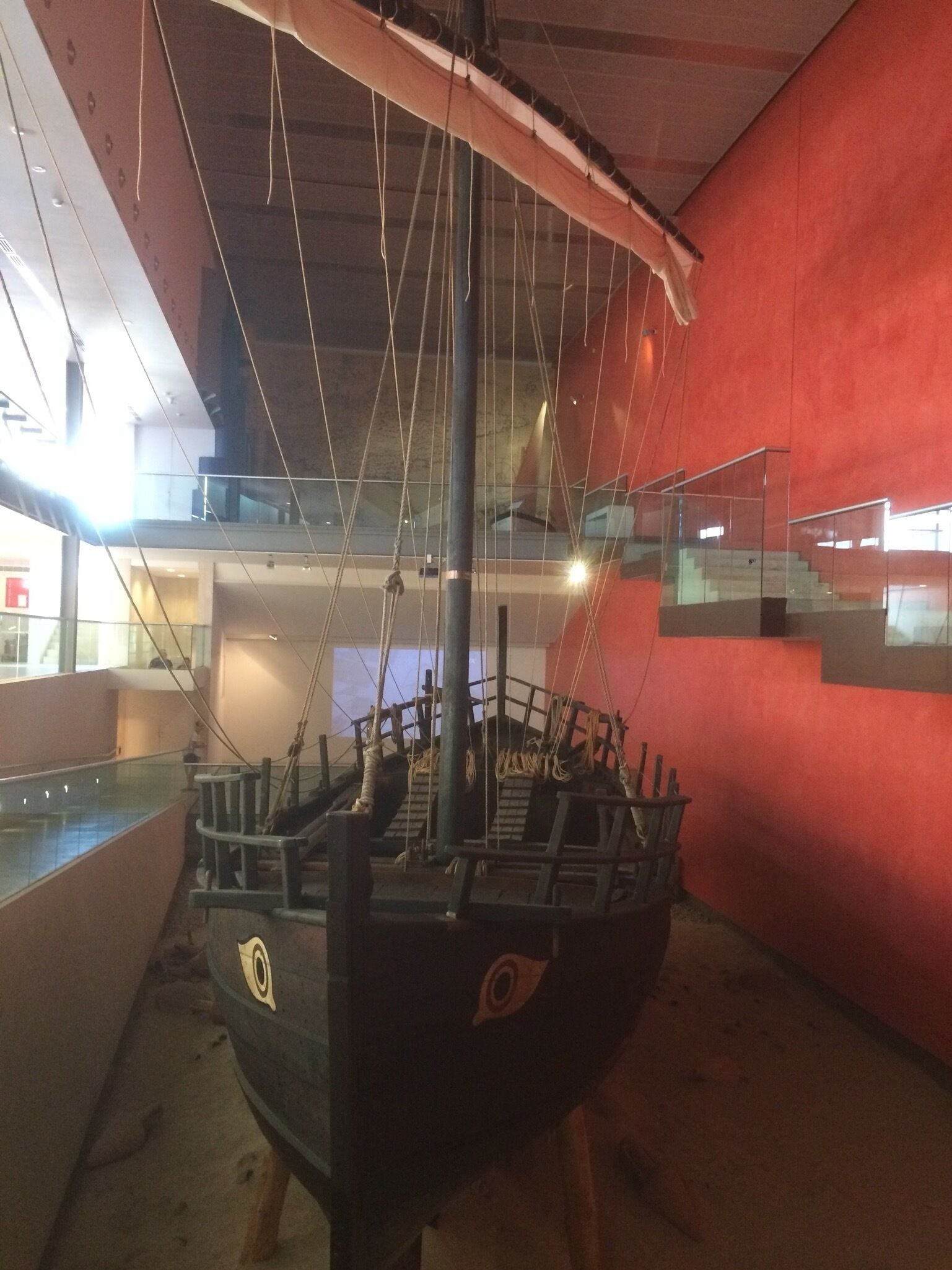 Kyrenia II replica vessel, Thalassa Municipal Museum, Ayia Napa, Cyprus.