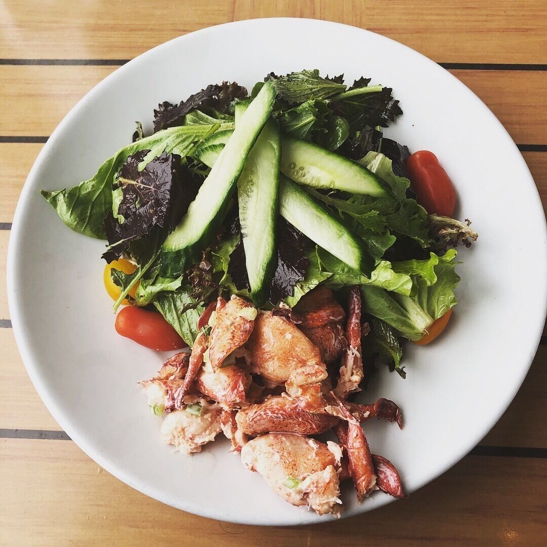 The salad with lobster meat is also a good decision. ;) #troverfoodies