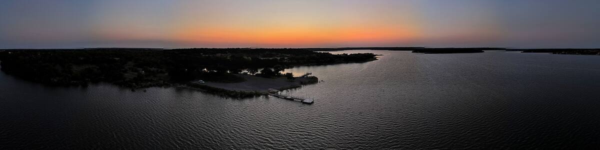 Aerial view of Lake Brownwood
