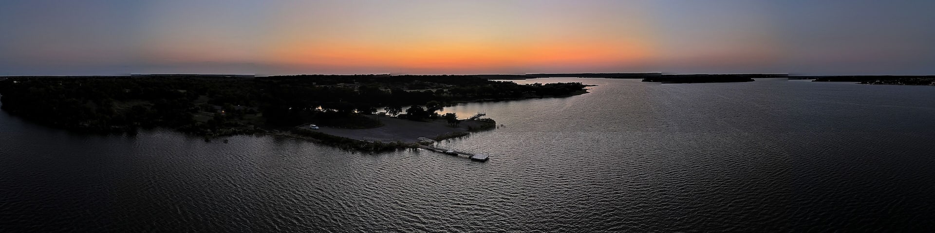 Aerial view of Lake Brownwood