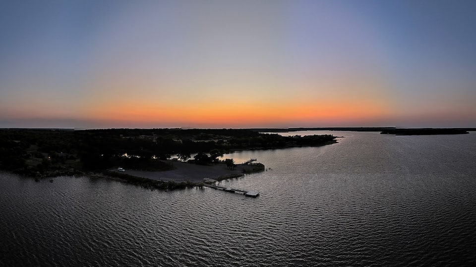 Aerial view of Lake Brownwood