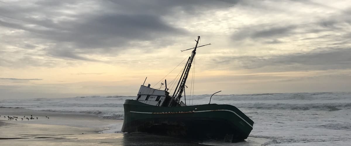 Shipwreck on a Bodega Beach. I've been coming to this beach since I was a kid and this was by far the coolest thing I've seen. #weekendgetaway