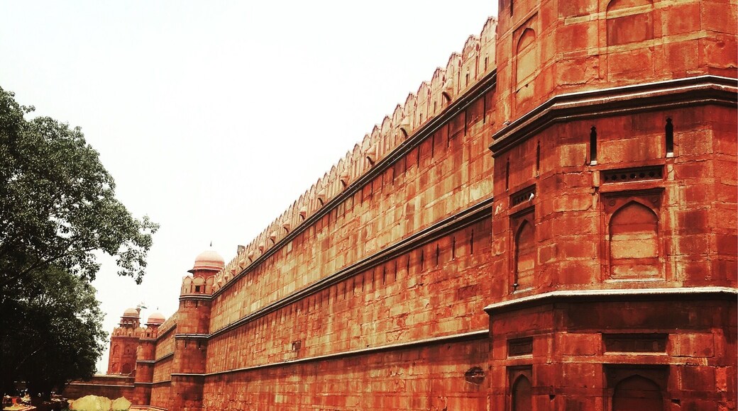 Red Fort is a historic fort in the city of Delhi in India. It was the main residence of the emperors of the Mughal dynasty for nearly 200 years, until 1856. It is located in the center of Delhi and houses a number of museums