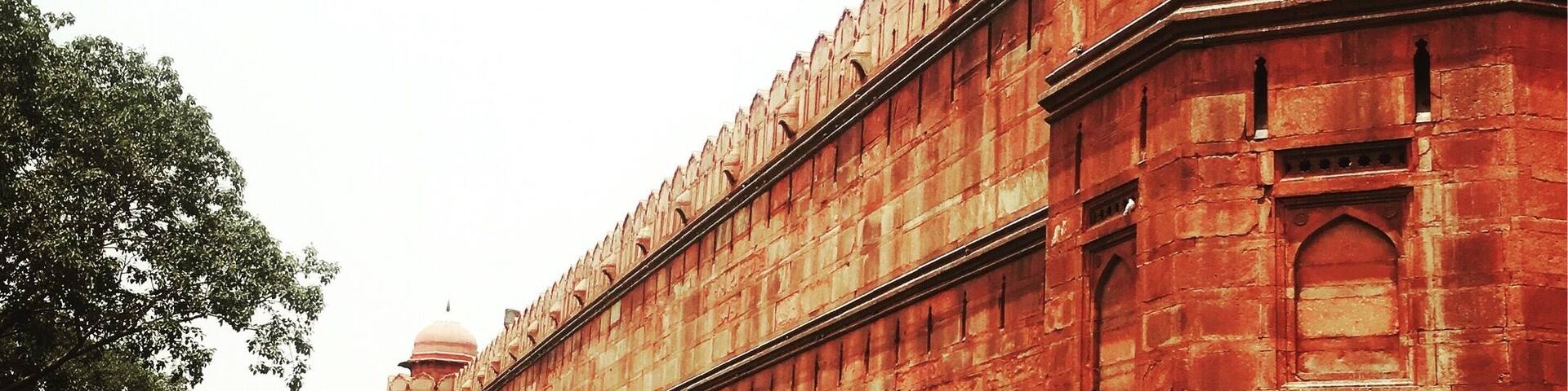 Red Fort is a historic fort in the city of Delhi in India. It was the main residence of the emperors of the Mughal dynasty for nearly 200 years, until 1856. It is located in the center of Delhi and houses a number of museums