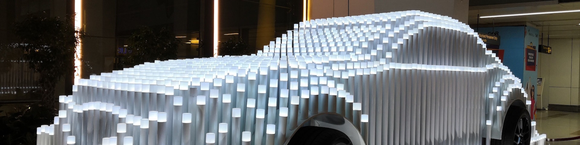 For diwali celebration delhi airport had this car made out of lights..!!! #LIFEATEXPEDIA
