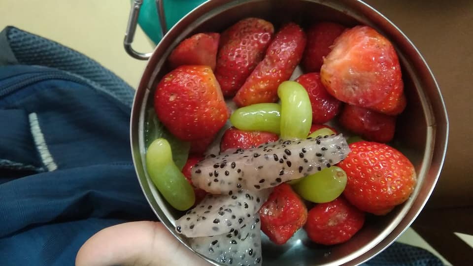 First time I ate strawberries!
It was a tiring continuous lecture day. So me and my friend thought of taking a break and packed our bags to leave for a quiet and serene place. She carried this "dabba"(tiffin) filled with fruits. I being a hell of a drama queen didn't eat any of those....After about 2 hours I felt hunger pangs but didn't want to leave the place so slightly opened the fruit box, and took a strawberry to my mouth. It didn't taste good but I took another and by the end I absolutely finished them leaving nothing for my friend!