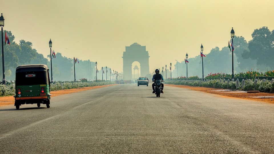 When you visit the Parliament of India in New Delhi, walk to the bottom of the road where you can get a lovely shot of The Gateway To India along this long straight road which is not too busy with traffic. #OnTheRoad