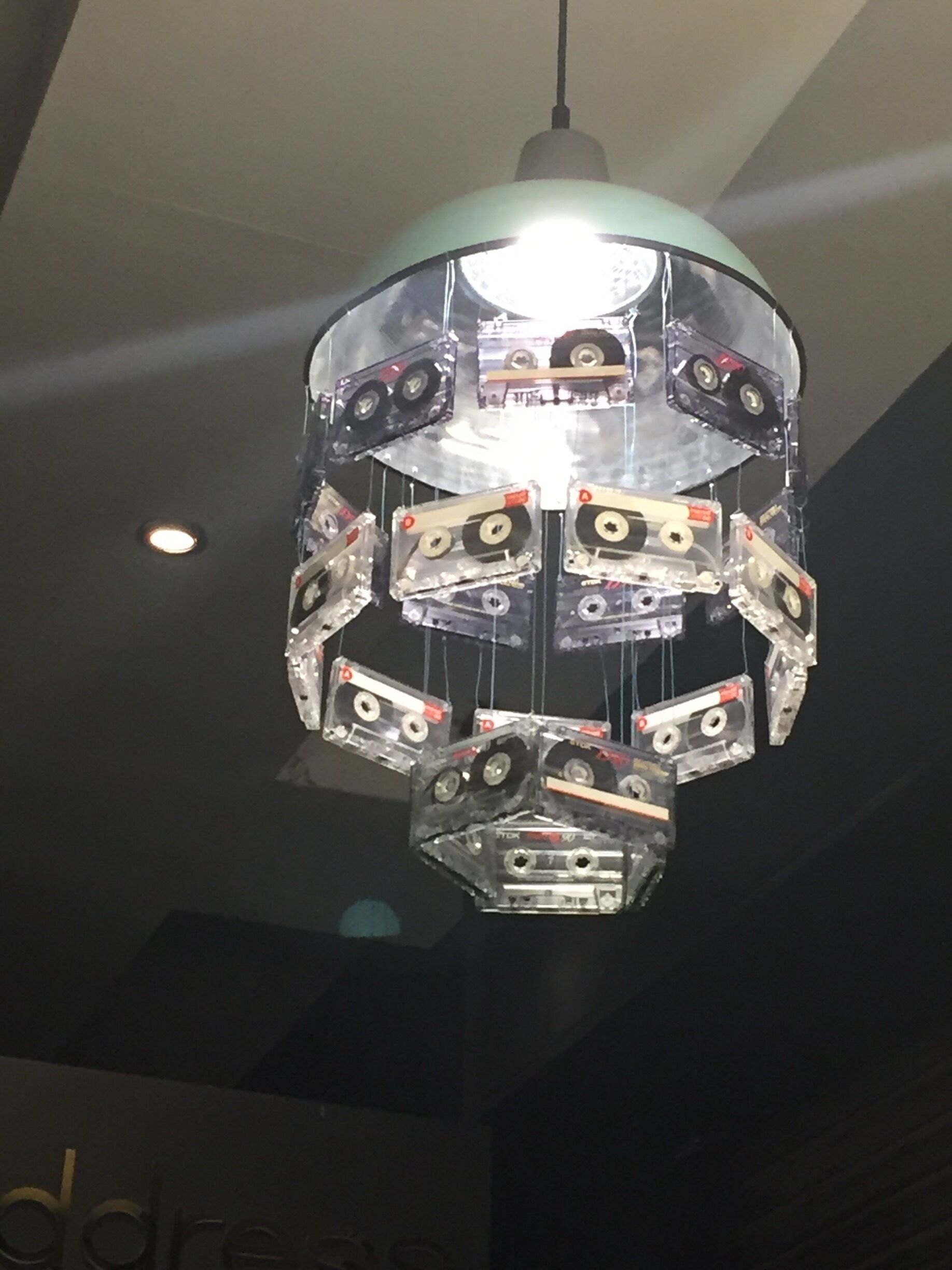 Funky chandelier spotted in Delhi. Such an amazing country.