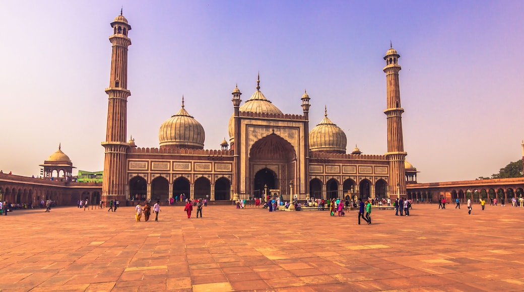 October 28, 2014: The Jama Masjid Mosque in New Delhi, India