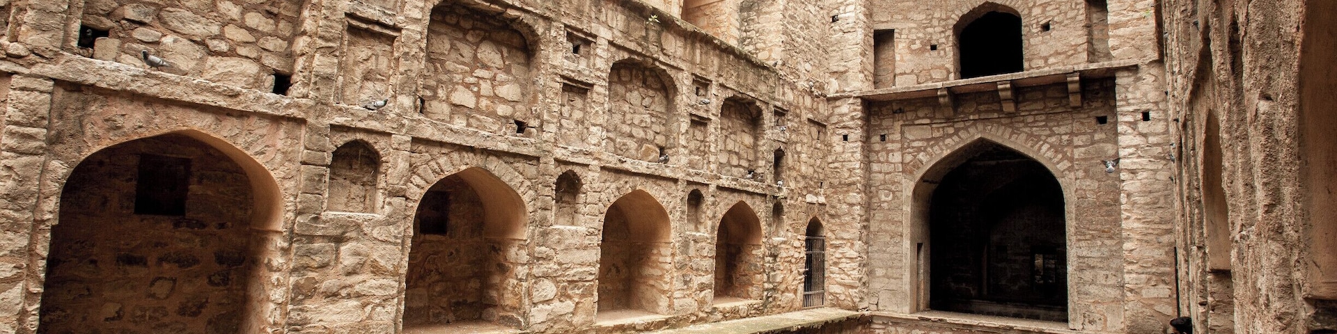 Agrasen's Baoli (stepwell) is located minutes from Connaught Place in New Delhi. You can read more about it here:
https://blog.joemurrayphoto.com/2018/02/15/angrasensbaoli/
