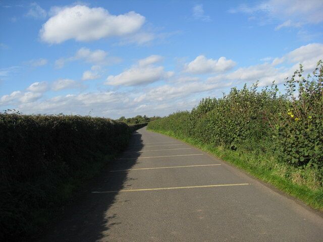 Oxpasture Lane - Rumble Strips Approaching Elmton.
