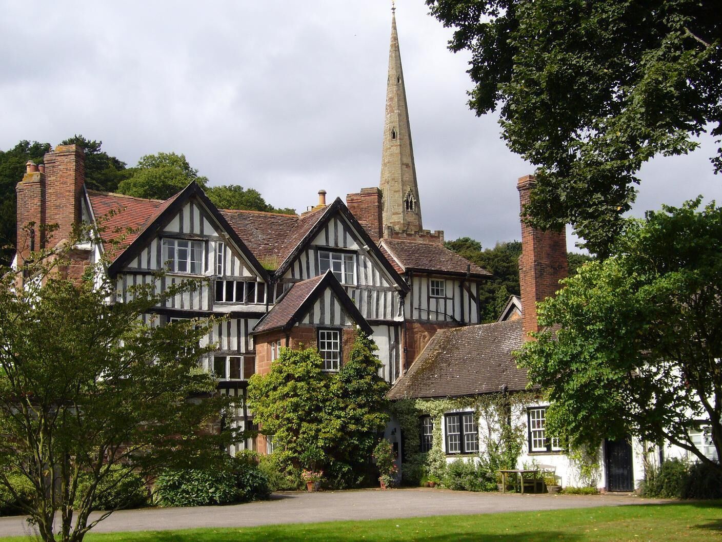 Worfield from the garden