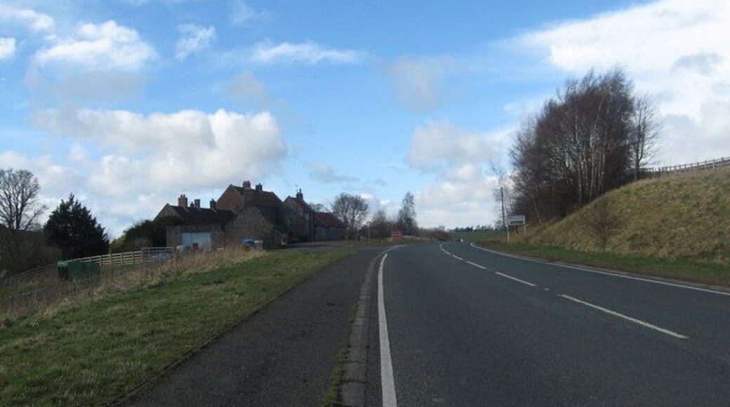 Pallinsburn The inn stands at the side of the A697.
