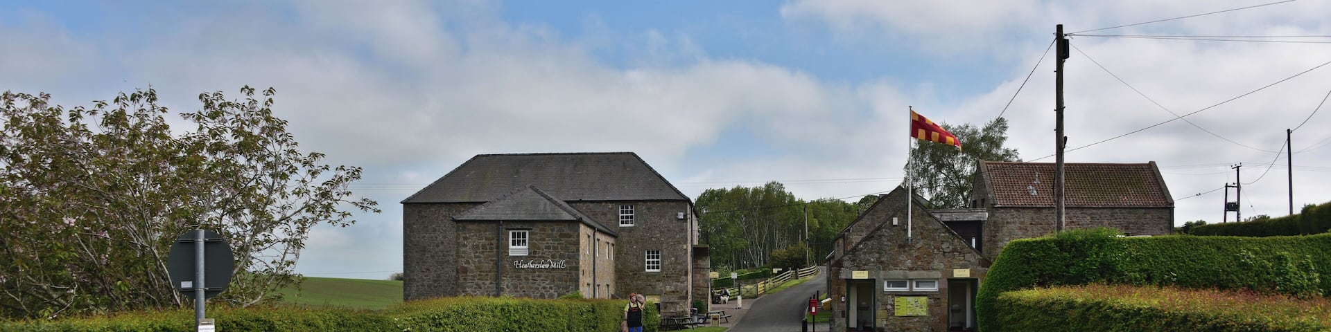 Heatherslaw Cornmill, a working water mill in the village of Etal in Northumberland.