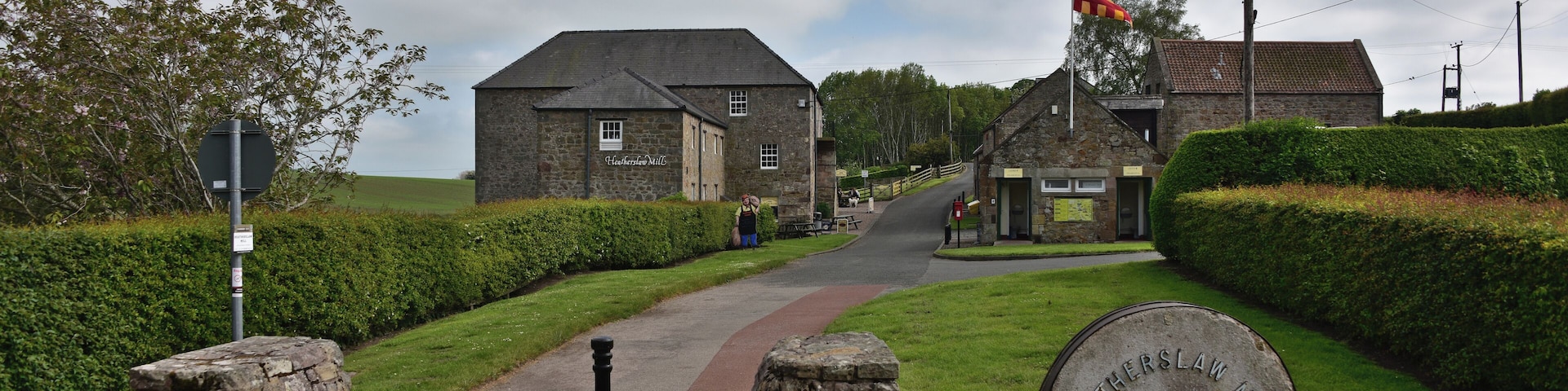 Heatherslaw Cornmill, a working water mill in the village of Etal in Northumberland.