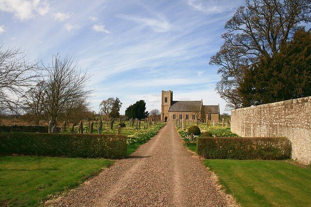Carham Church The Church at Carham, just a rivers breadth over the Border into Northumberland, 15 miles from Kelso.