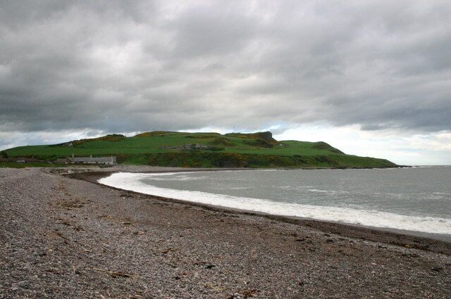 Inverbervie Beach Looking across Inverbervie Beach to Bervie Brow