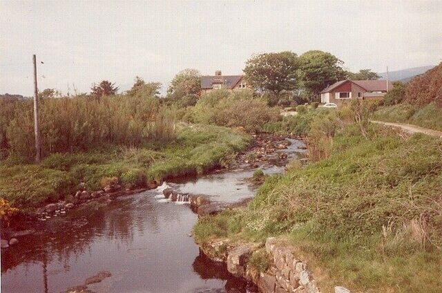 The Black Water The river that gives Blackwaterfoot its name, just before it flows under the road bridge to enter the harbour waters.