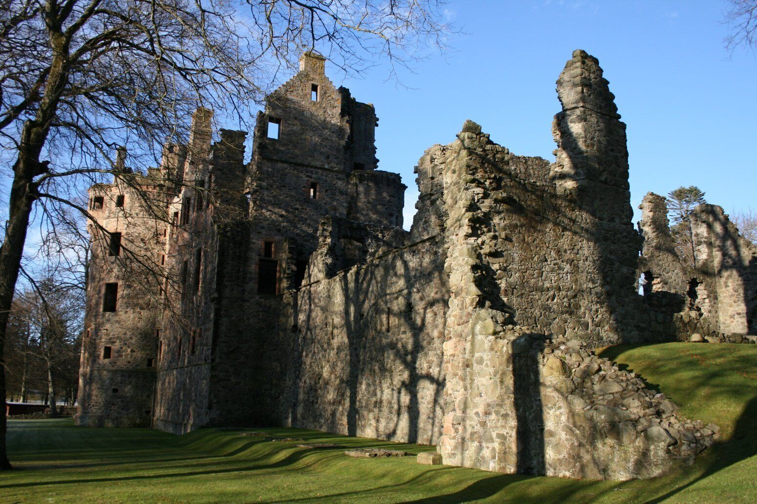 Huntley castle.
