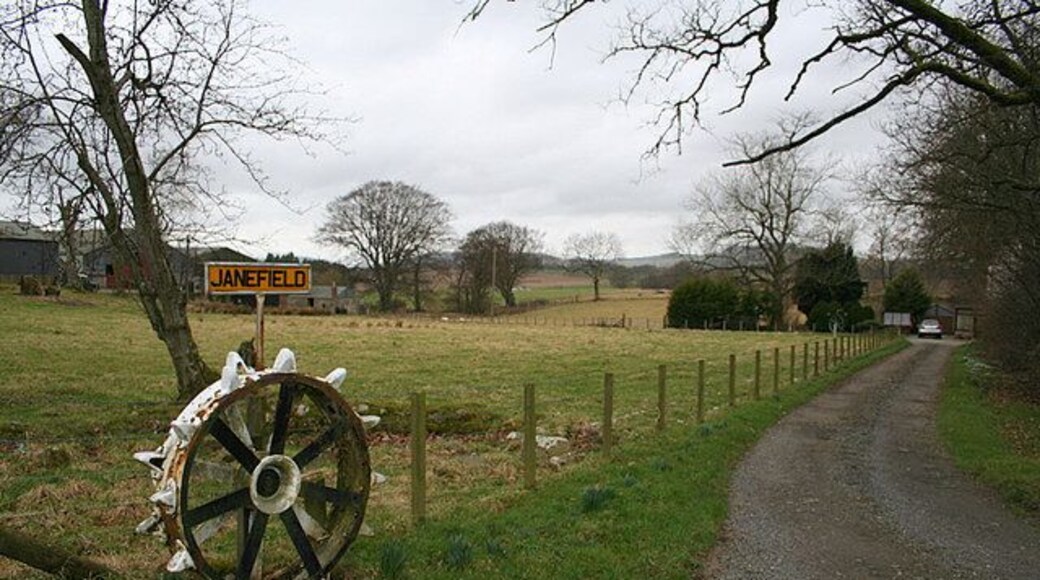 A farm relic of yesteryear on the lane to Janefield Farm.