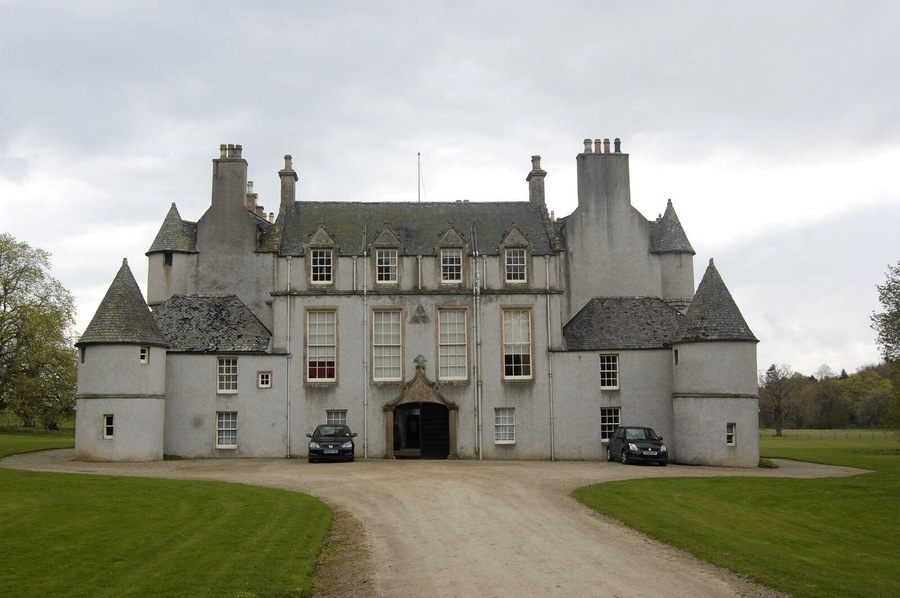 Leith Hall (rear elevation) For its history, see: http://www.undiscoveredscotland.co.uk/rhynie/leithhall/index.html