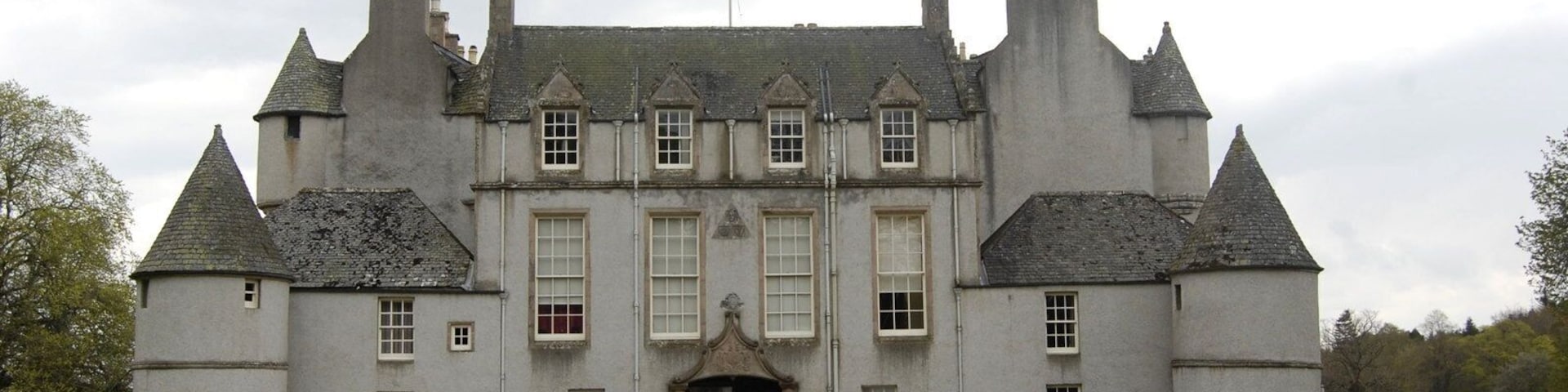 Leith Hall (rear elevation) For its history, see: http://www.undiscoveredscotland.co.uk/rhynie/leithhall/index.html