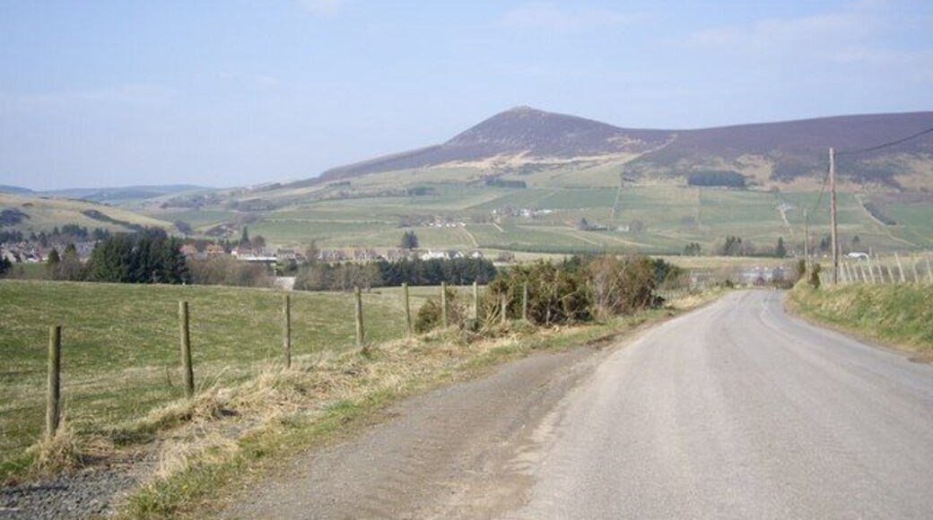 Road from Cottown Down to Rhynie.