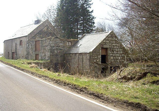 Mill of Noth Between A97 and the Burn of Easaiche.